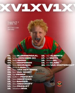 1XV playing away against HRC today! Come out and support ❤️💚